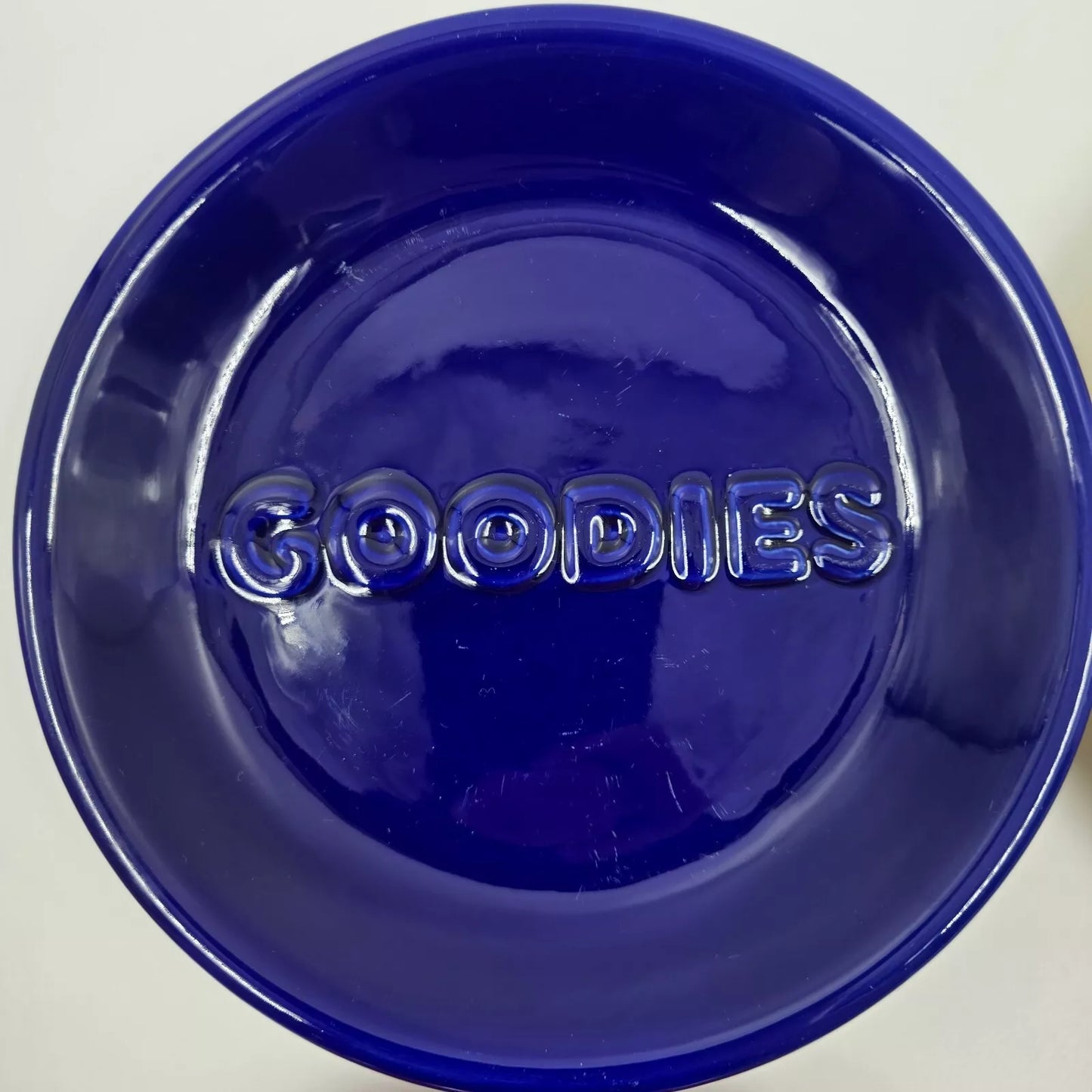 Lot Of 4 9" Ceramic Plates-MUNCHIES GOODIES TREATS YUMMY.