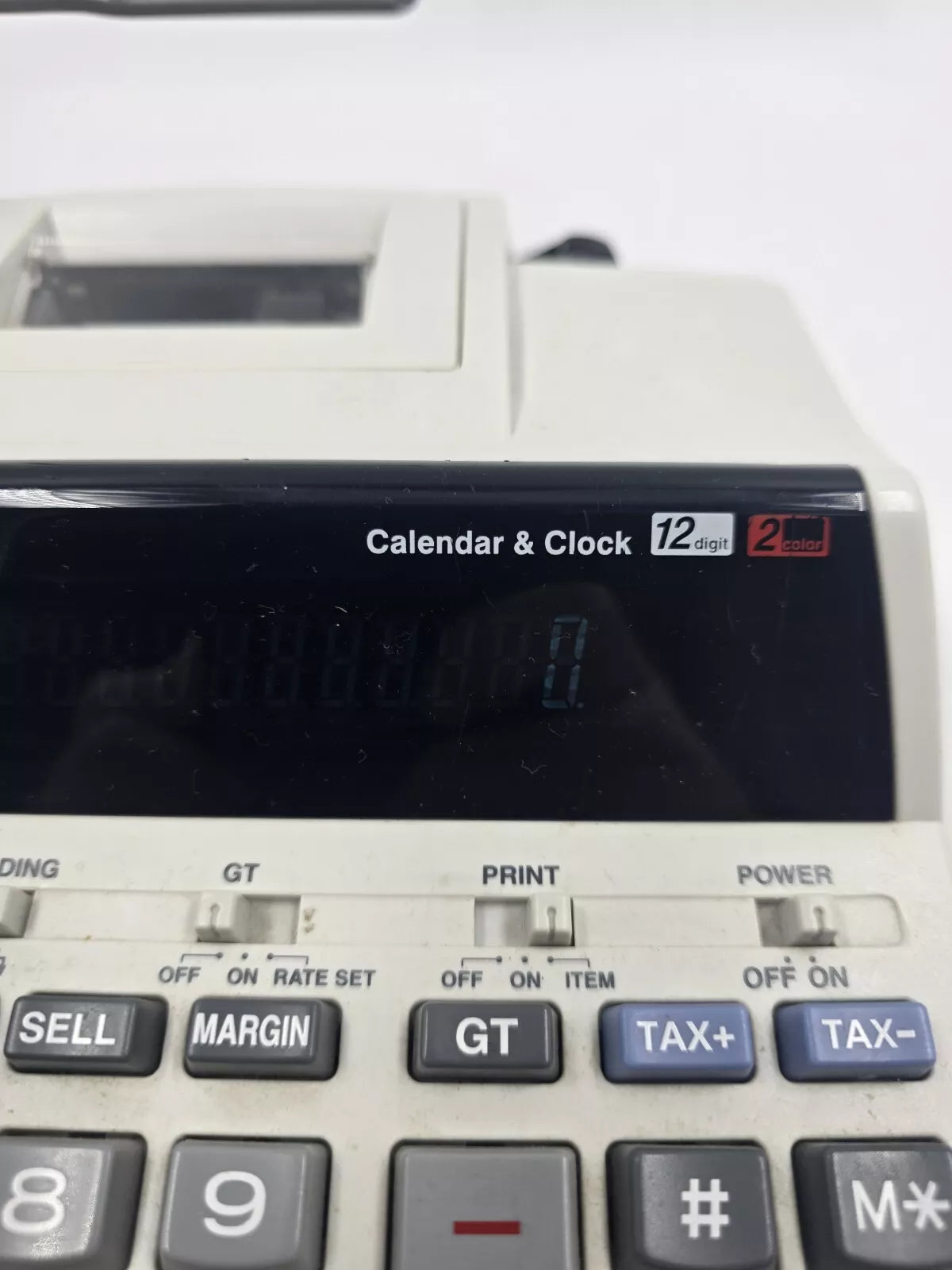 Canon Calculator P170-DH Clock & Calendar Color Print 12 Digits Electric 10 Key