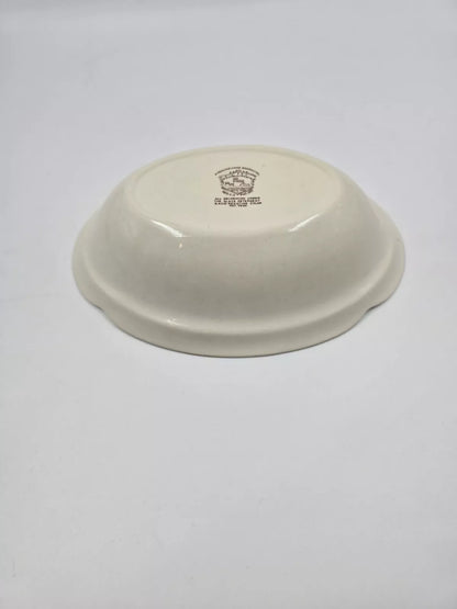 Johnson Bros. England Windsor Ware Dover Brown 9 Inch Oval Vegetable Bowl