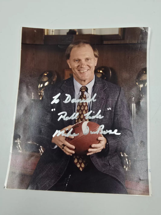 Mike Dubose University of Alabama Coach Signed 8x10