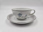 Vintage Royal Taunton Blue Roses Bone China Teacup And Saucer Replacement