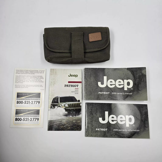 2009 JEEP PATRIOT OWNERS MANUAL & CASE