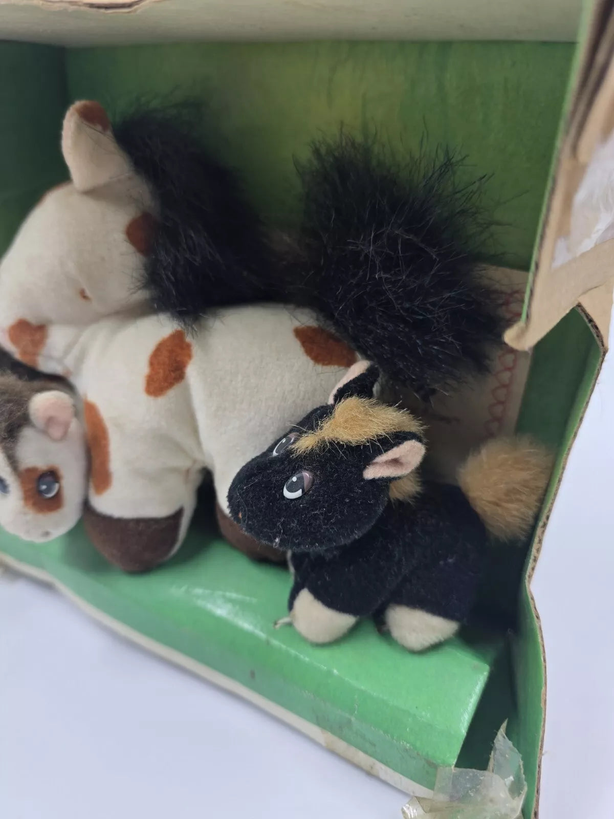 Vintage Pound Puppies Pound Ponies Set of 3 Galoob 1997 With Adoption Papers