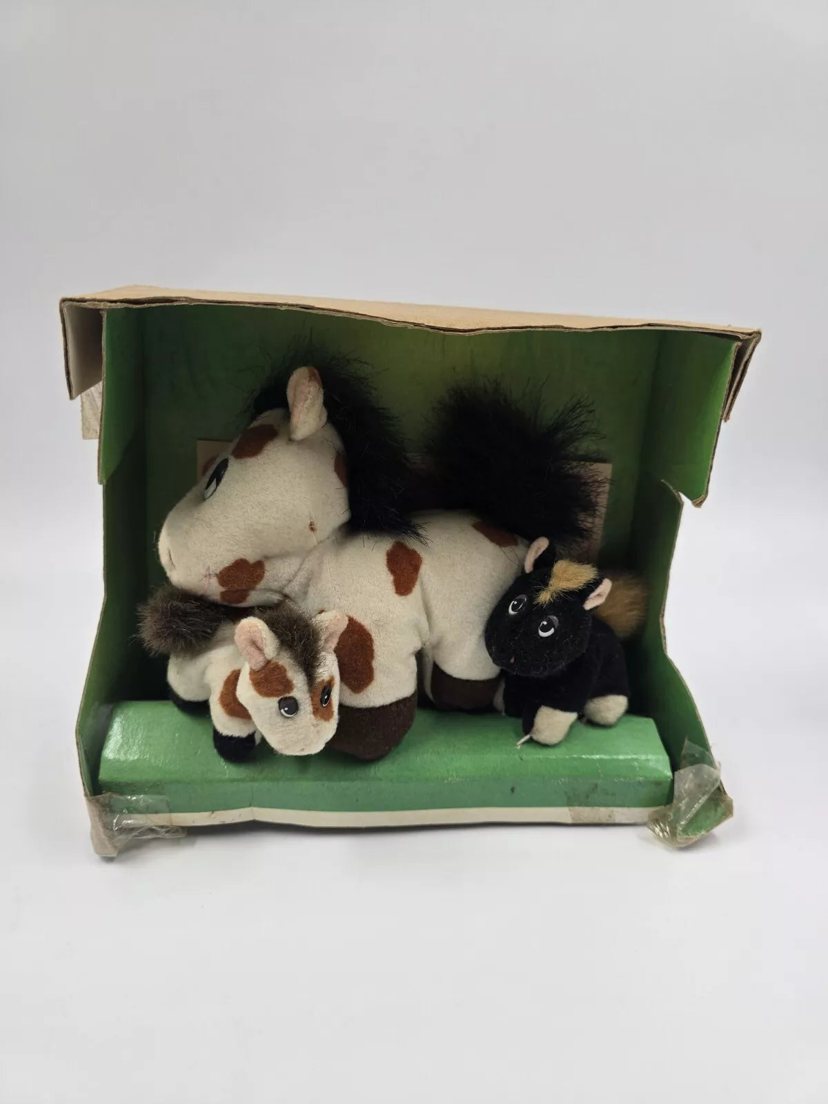 Vintage Pound Puppies Pound Ponies Set of 3 Galoob 1997 With Adoption Papers