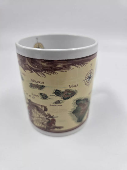 The Sandwich Islands Hawaii Island Chain Collectible Coffee Mug