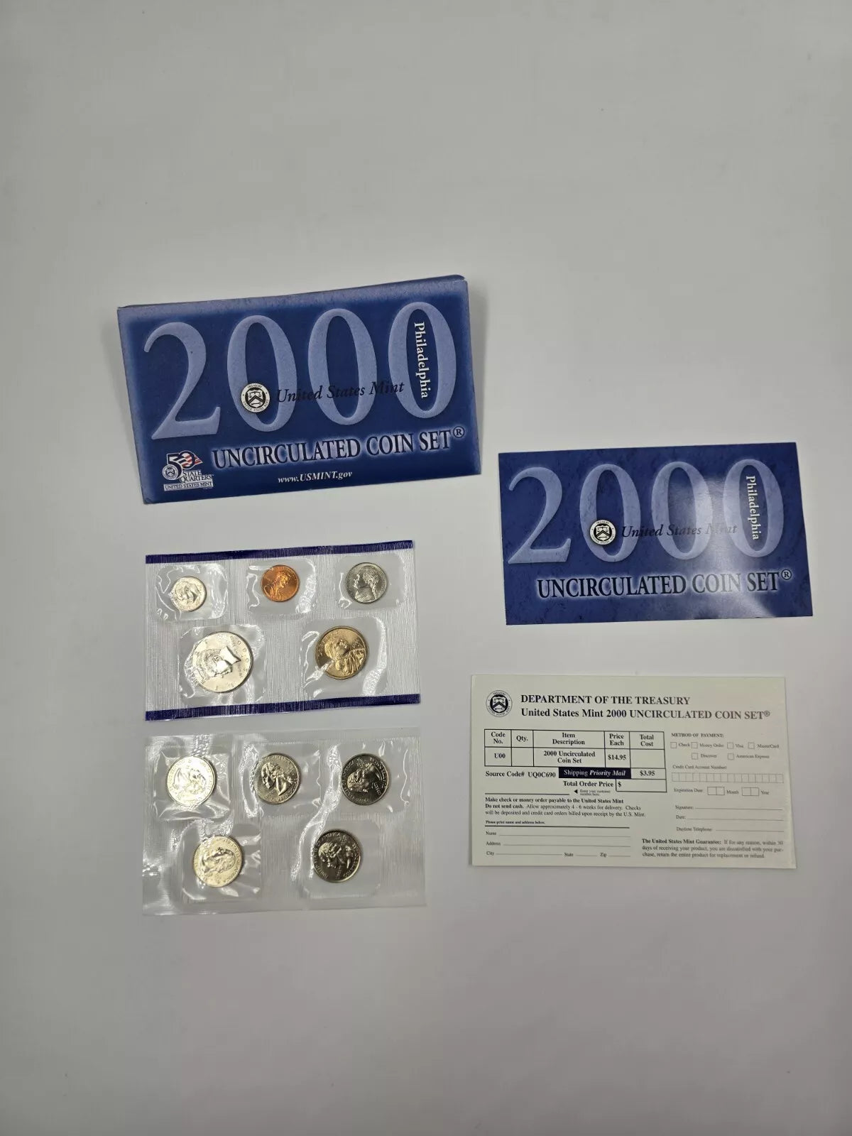 Uncirculated U.S Mint 1985-2002 Comes with Everything Pictured (See Photos)