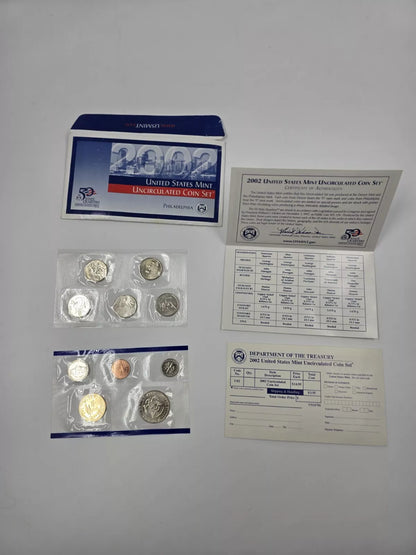 Uncirculated U.S Mint 1985-2002 Comes with Everything Pictured (See Photos)