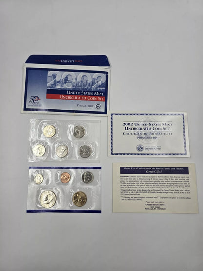 Uncirculated U.S Mint 1985-2002 Comes with Everything Pictured (See Photos)