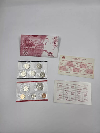 Uncirculated U.S Mint 1985-2002 Comes with Everything Pictured (See Photos)