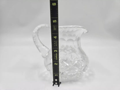 Illusions Essex 8 oz. Pitcher 24% Full Lead Hand Cut Crystal Pitcher Poland