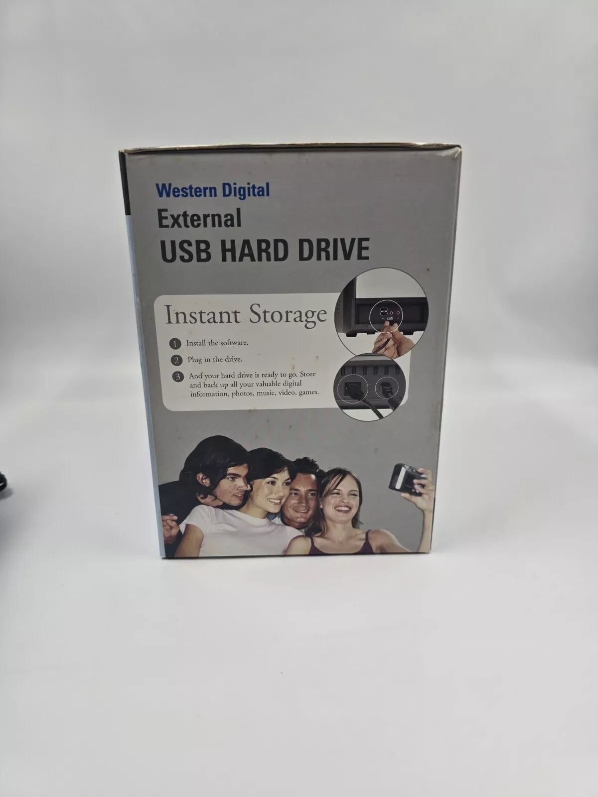 Western digital external usb hard drive 80 gb wd800b015-RNN