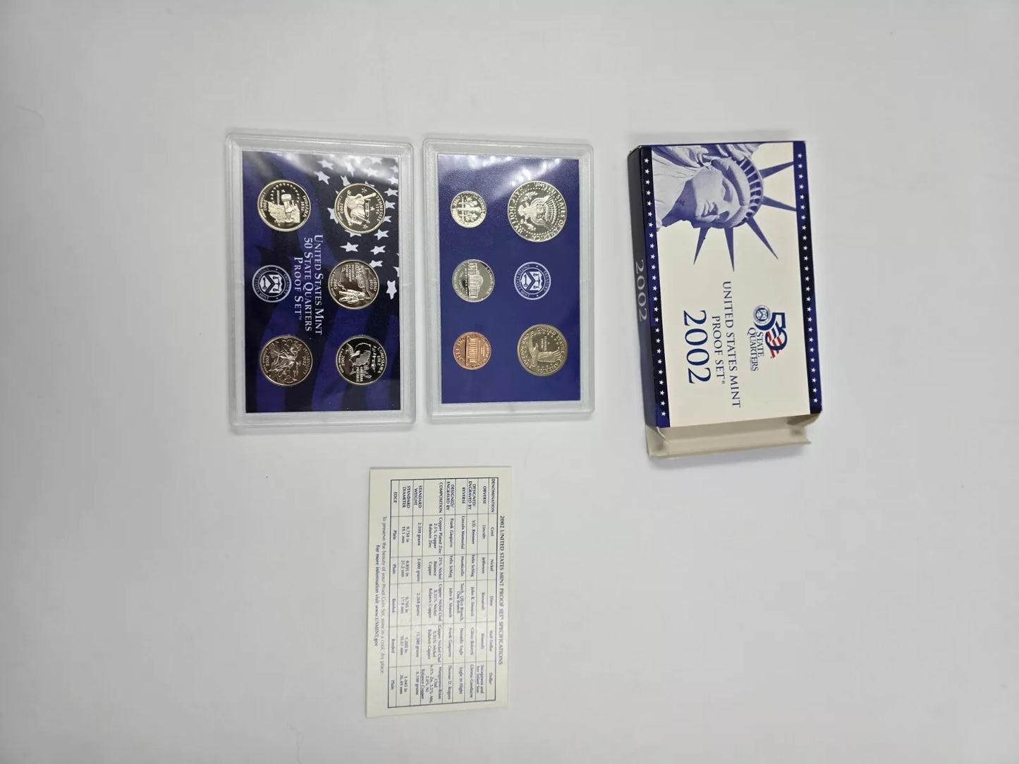 Uncirculated U.S Mint 1985-2002 Comes with Everything Pictured (See Photos)