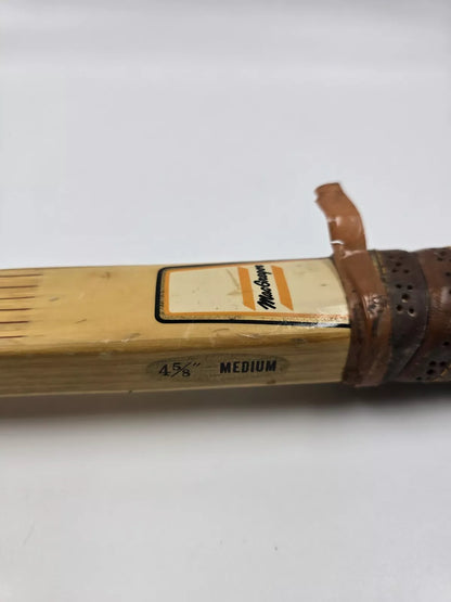 VINTAGE MACGREGOR "FLEETWOOD" WOODEN TENNIS RACQUET. With Dunlop Protector