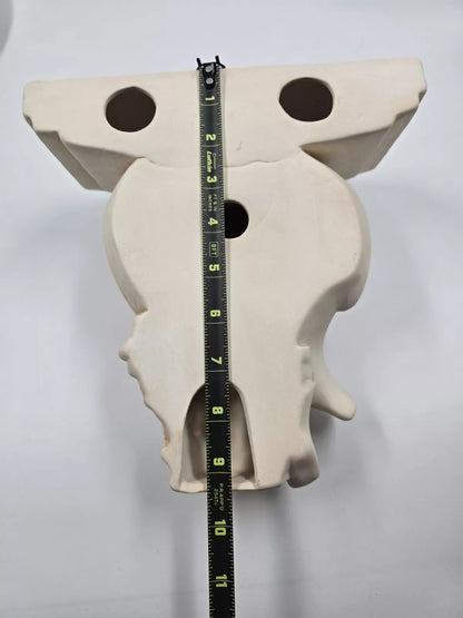 Vintage Plaster Cherub Angel Wall Sconce 9.25" X 9.25" X 5"