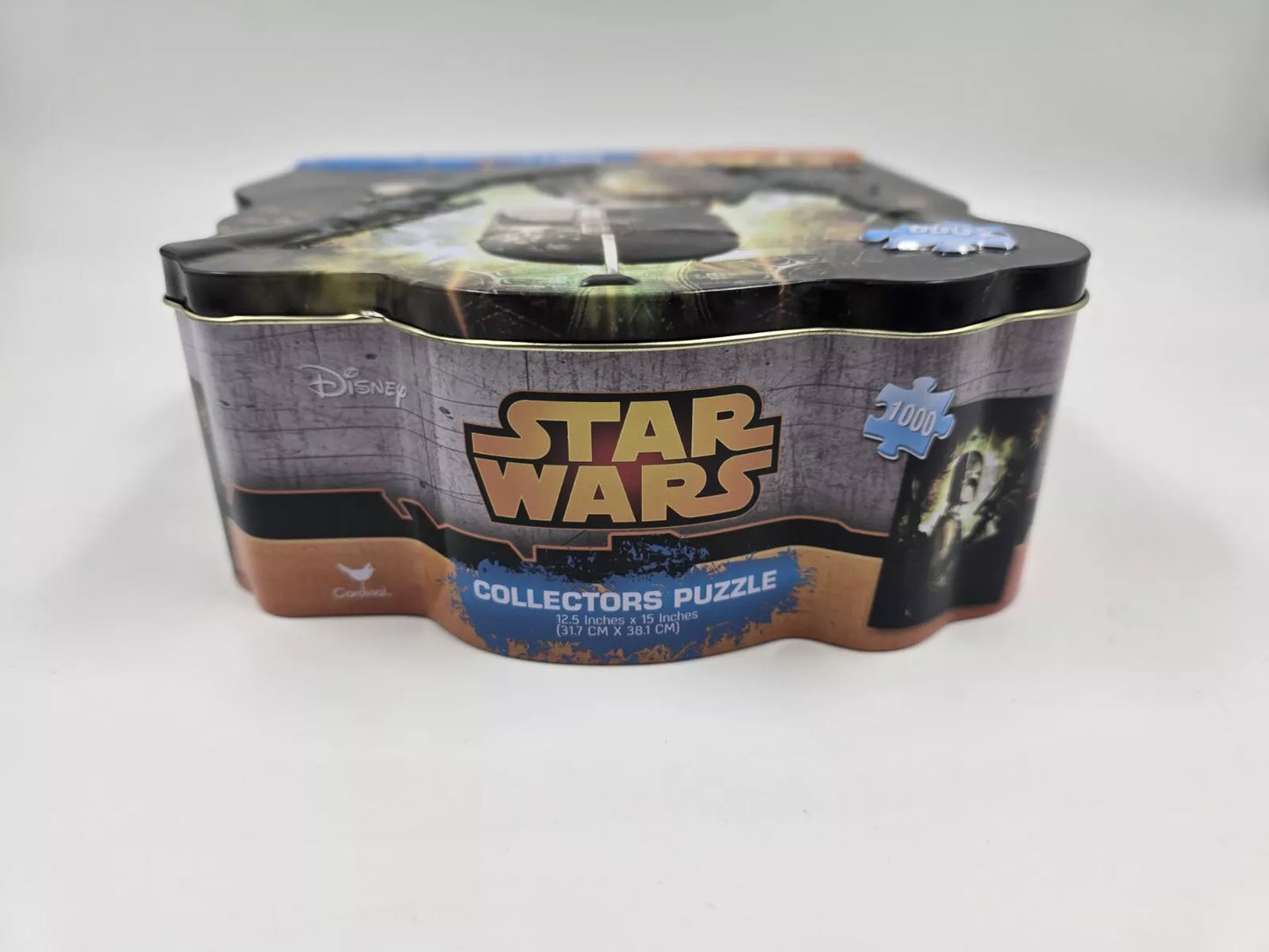 STAR WARS DISNEY 1000 piece BOBA FETT JIGSAW COLLECTORS PUZZLE IN TIN