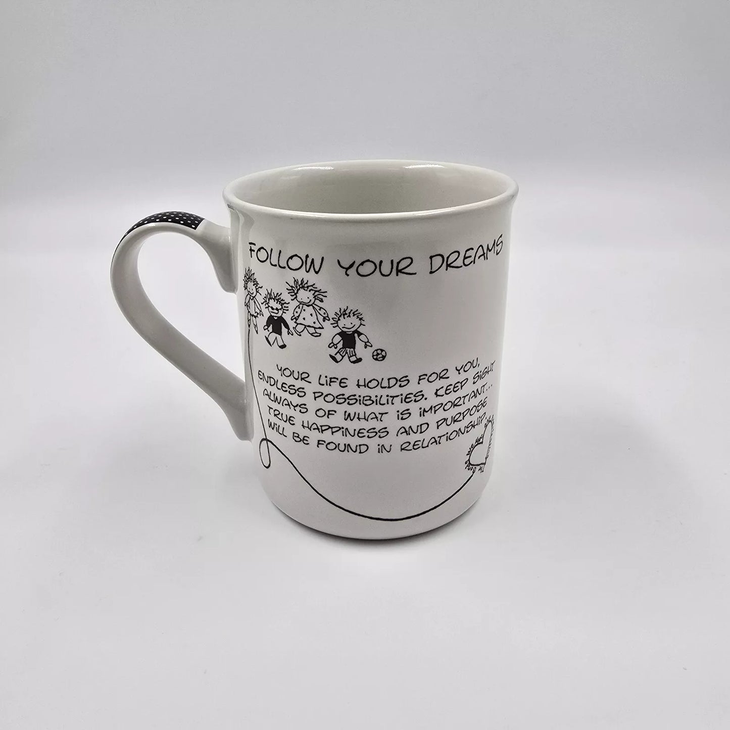 Follow your dreams ceramic mug Children of the Inner Light Marci Enesco