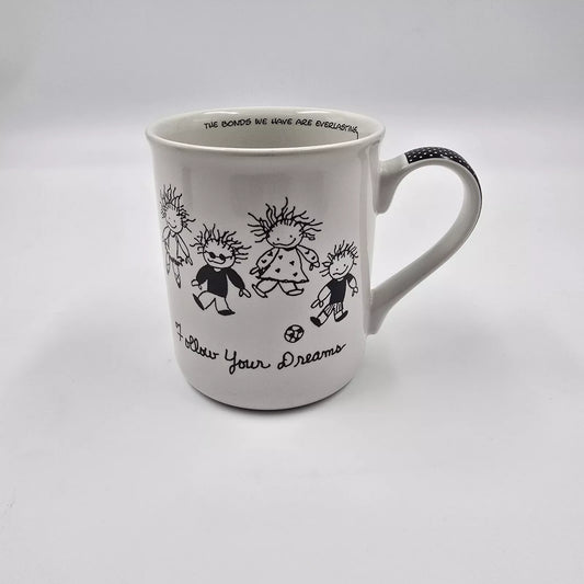 Follow your dreams ceramic mug Children of the Inner Light Marci Enesco