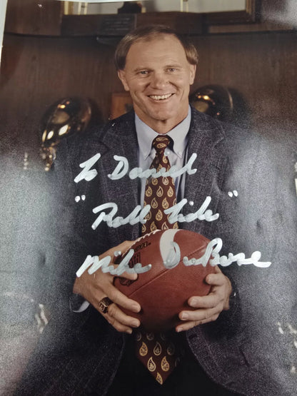Mike Dubose University of Alabama Coach Signed 8x10