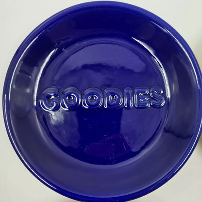 Lot Of 4 9" Ceramic Plates-MUNCHIES GOODIES TREATS YUMMY.