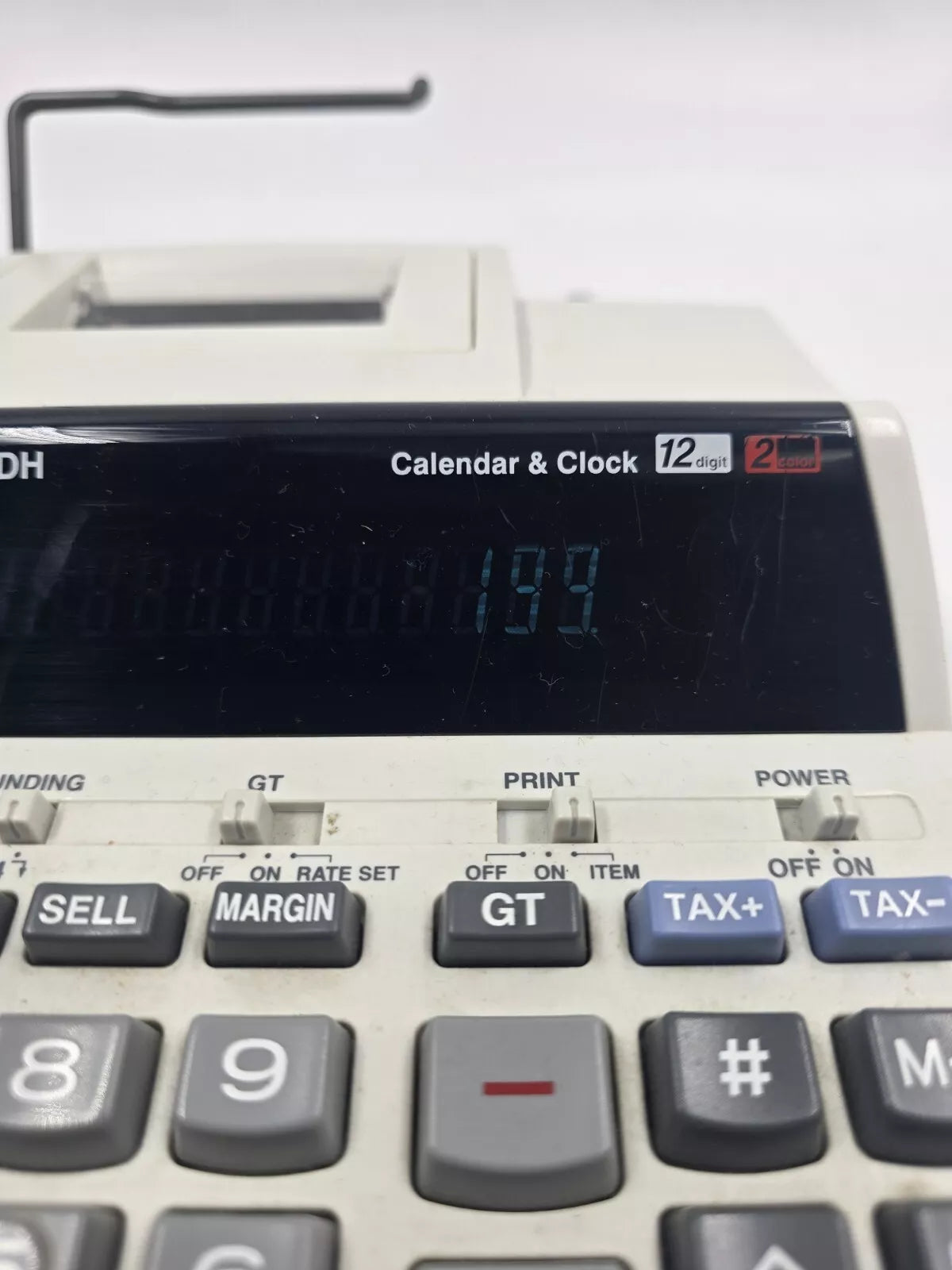 Canon Calculator P170-DH Clock & Calendar Color Print 12 Digits Electric 10 Key