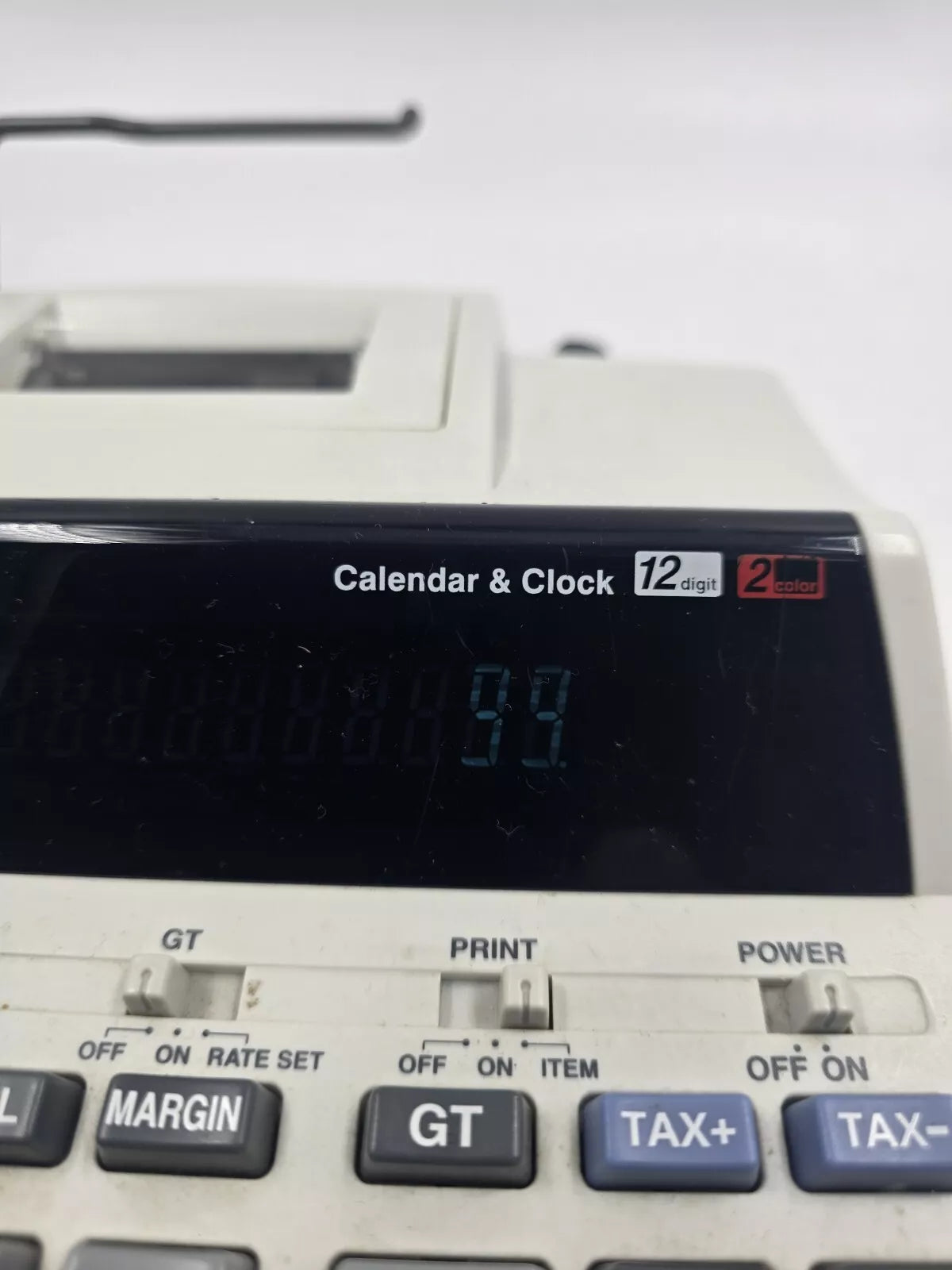 Canon Calculator P170-DH Clock & Calendar Color Print 12 Digits Electric 10 Key