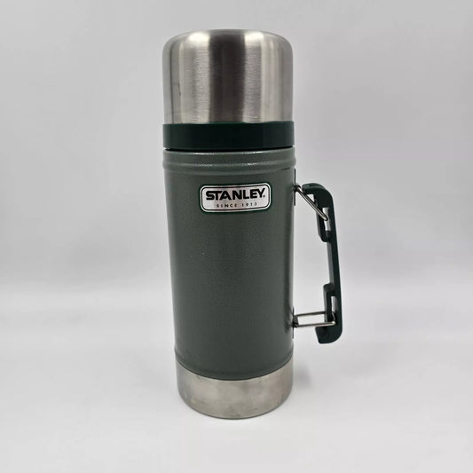 Stanley Classic Wide Mouth Stainless Vacuum Bottle Thermos 24 ounce Green