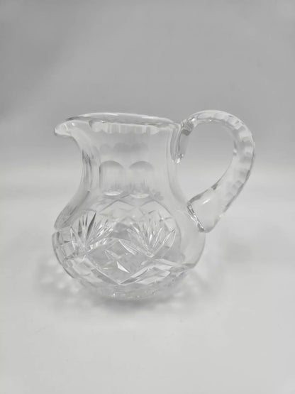 Illusions Essex 8 oz. Pitcher 24% Full Lead Hand Cut Crystal Pitcher Poland