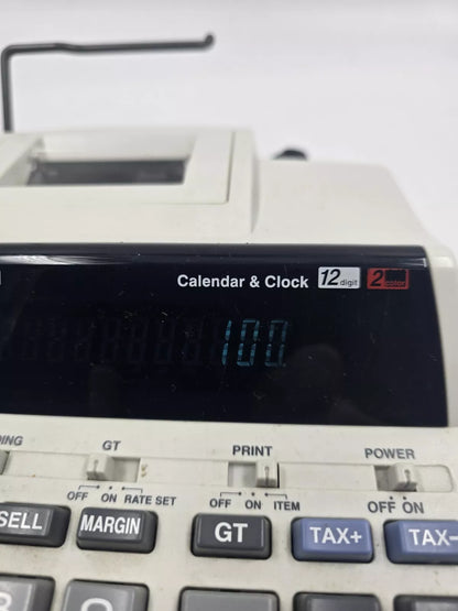 Canon Calculator P170-DH Clock & Calendar Color Print 12 Digits Electric 10 Key